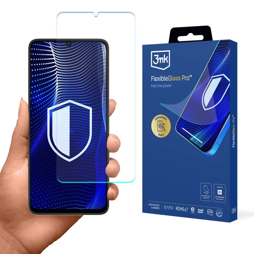 Hybrid glass 3mk FlexibleGlass Pro on Meizu Note 21eng