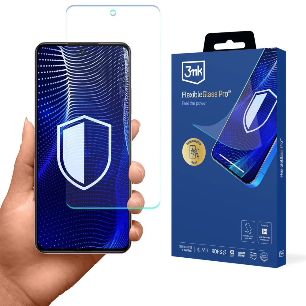Hybrid glass 3mk FlexibleGlass Pro on Realme C75xeng