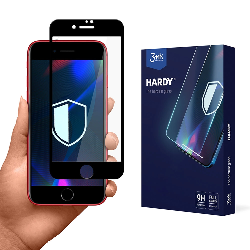 Tempered Glass 3mk Hardy for Apple iPhone 7 / 8 / SE 2020 / SE 2022eng