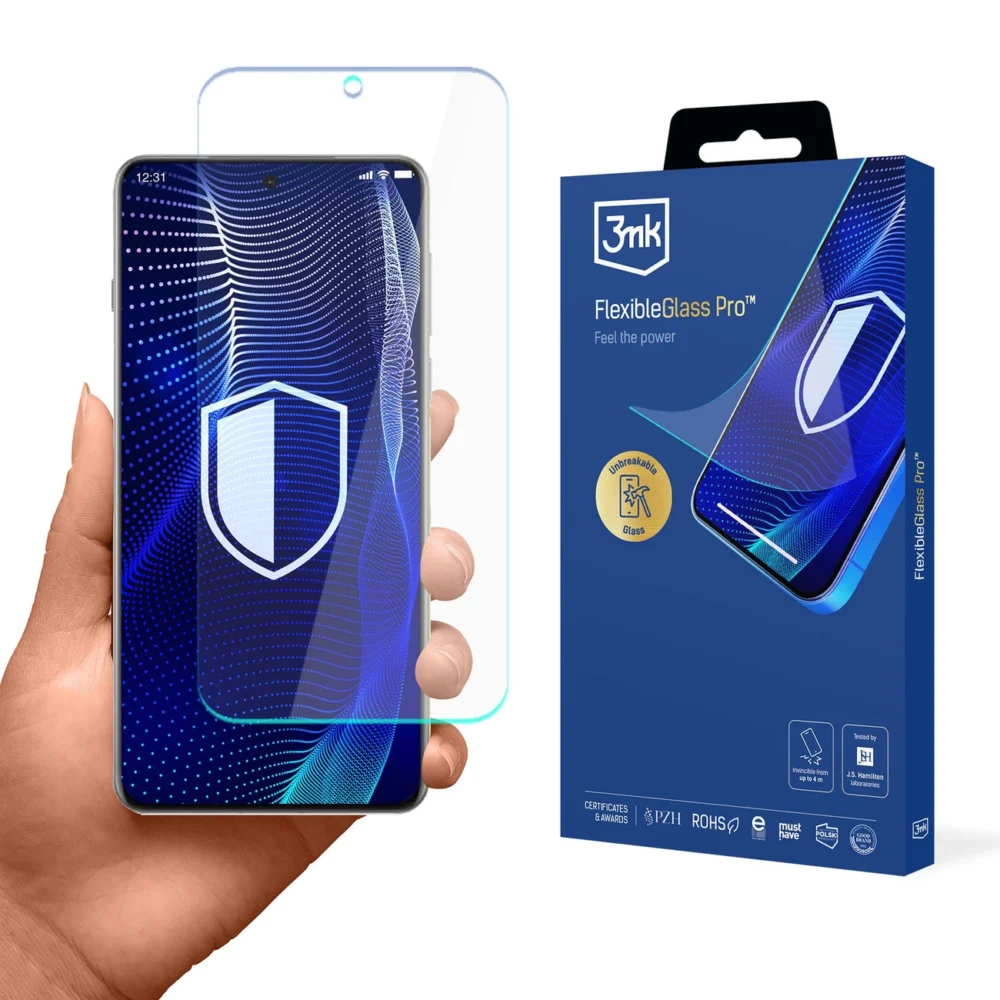 Hybrid glass 3mk FlexibleGlass Pro on Oppo Find X8eng