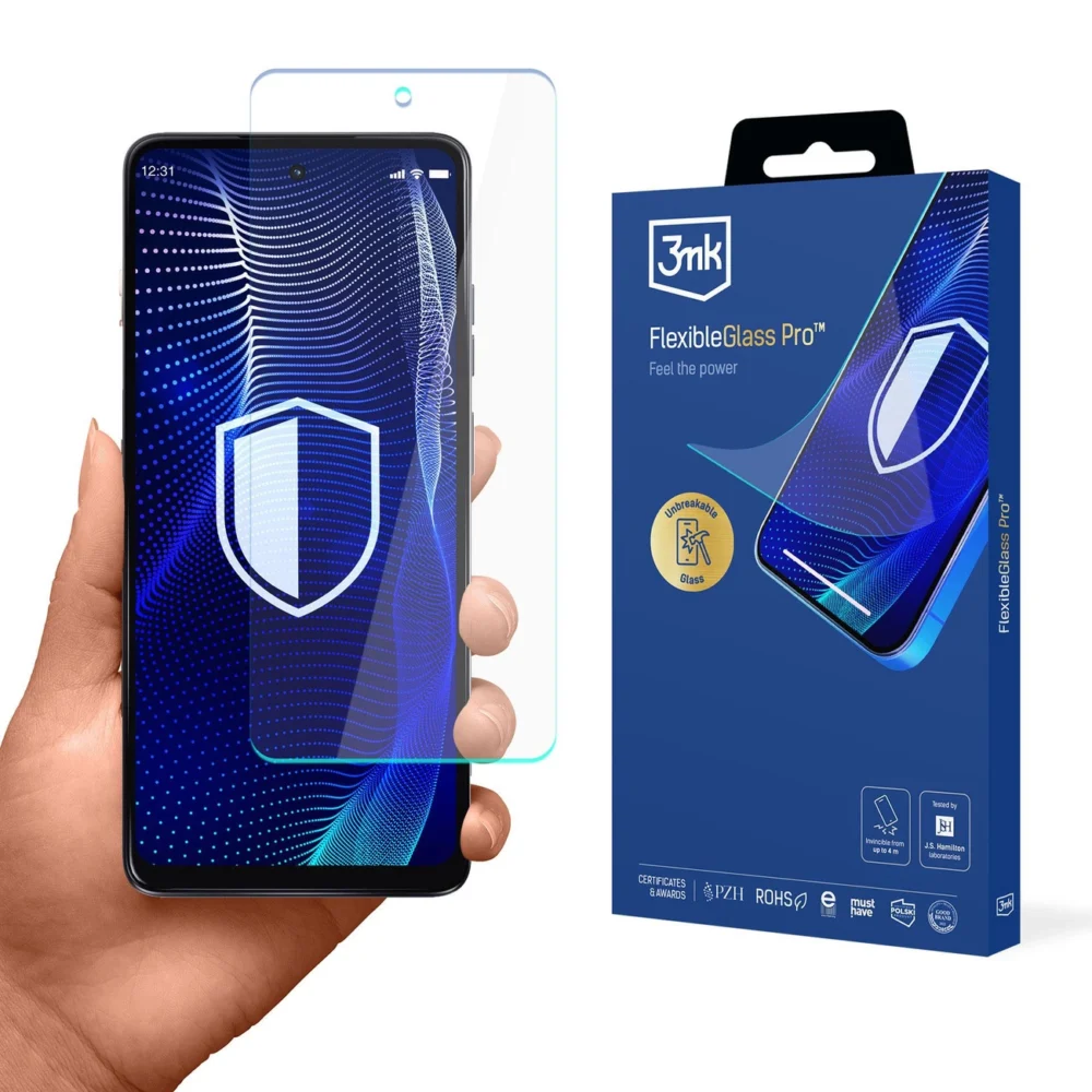 Hybrid glass 3mk FlexibleGlass Pro for Motorola Moto G24 / G24 Powereng