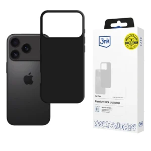 3mk Matt Case for Apple iPhone 17 Pro Max - Matte Blackeng