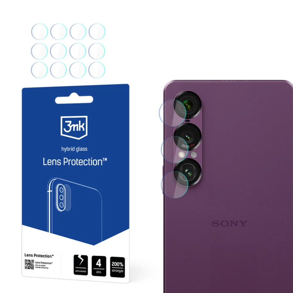 3mk Lens Protection Hybrid Glass for Camera Lens on Sony Xperia 1 VIIeng
