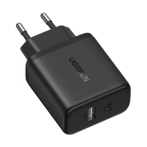 Ugreen X227 20W GaN Wall Charger 1x USB-A 1x USB-C - Blackeng