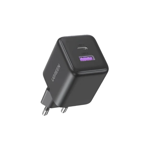 Ugreen X516 30W GaN Wall Charger 1x USB-A 1x USB-C - Grayeng