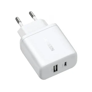 Ugreen X227 20W GaN Wall Charger 1x USB-A 1x USB-C - Whiteeng