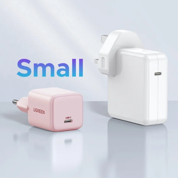 Ugreen X512 20W GaN 1x USB-C Wall Charger - Pinkeng
