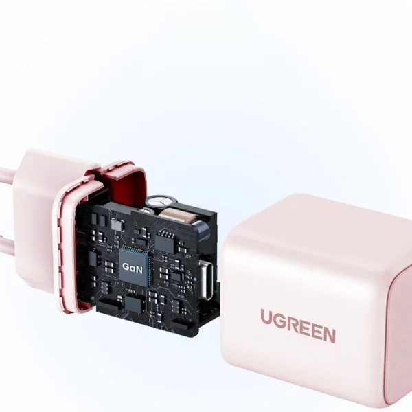 Ugreen X512 20W GaN 1x USB-C Wall Charger - Pinkeng