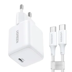 Ugreen X513 30W GaN Wall Charger 1x USB-C + 1m USB-C Cable - Whiteeng