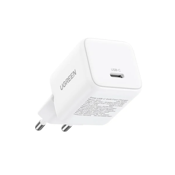 Ugreen X513 30W GaN Wall Charger 1x USB-C + 1m USB-C Cable - Whiteeng