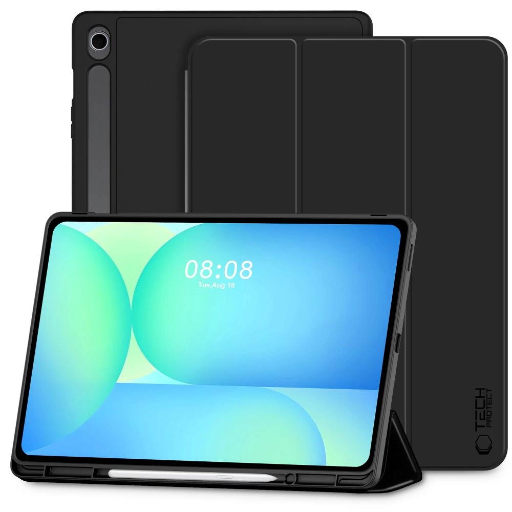 TechProtect SmartCase Pen case for Samsung Galaxy Tab S10 FE+ 13.1 X620 / X626B - blackeng
