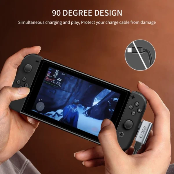 Tech-Protect Ultraboost AA01 USB-C Angled Adapter - Grayeng