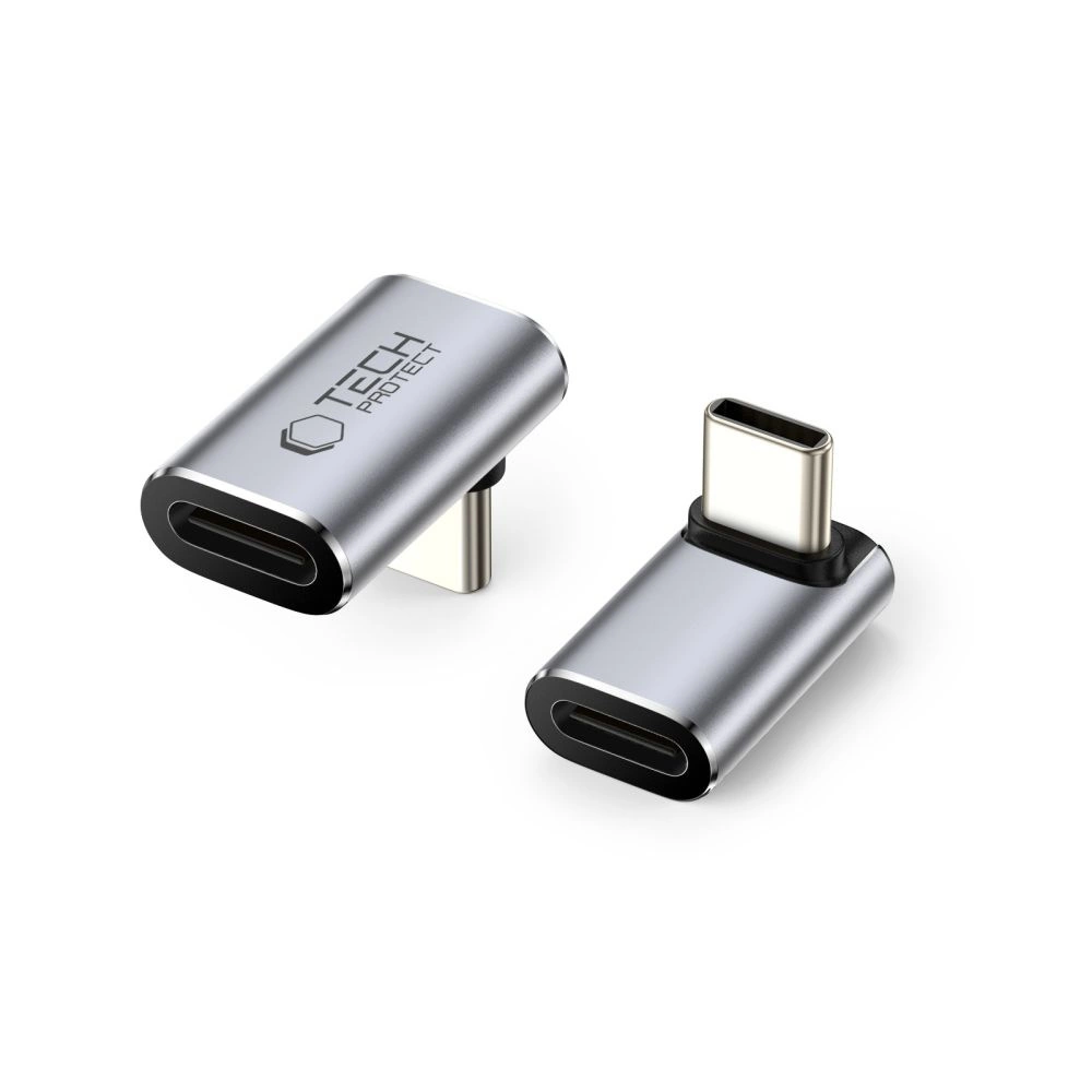 Tech-Protect Ultraboost AA02 USB-C Angled Adapter - Grayeng