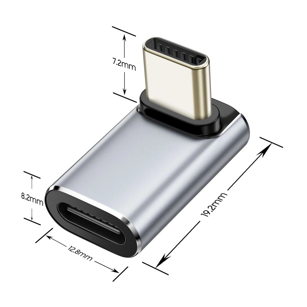 Tech-Protect Ultraboost AA02 USB-C Angled Adapter - Grayeng