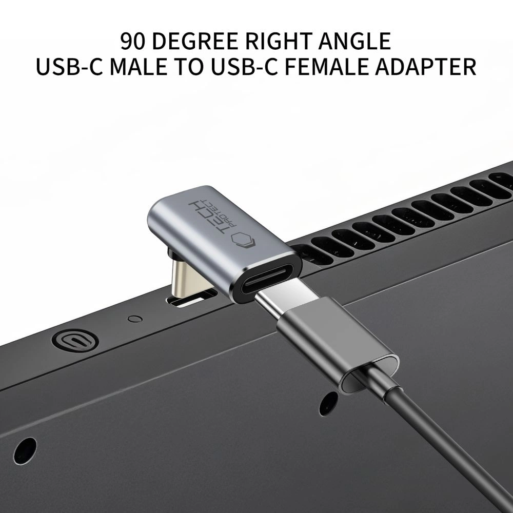 Tech-Protect Ultraboost AA02 USB-C Angled Adapter - Grayeng
