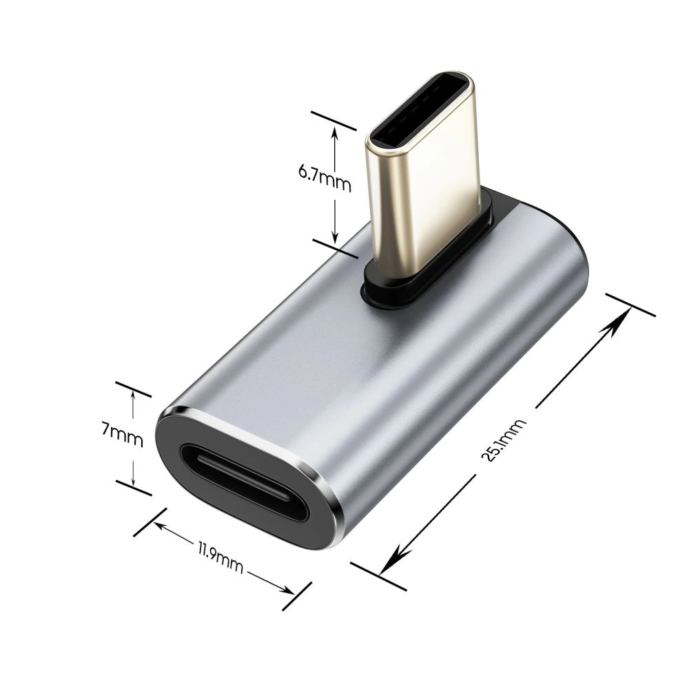 Tech-Protect Ultraboost AA03 USB-C Angled Adapter - Grayeng
