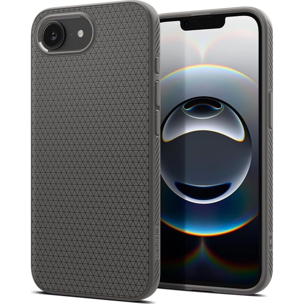 Spigen Liquid Air Case for iPhone 16e - Grayeng