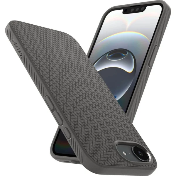 Spigen Liquid Air Case for iPhone 16e - Grayeng
