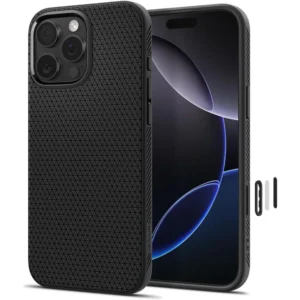 Spigen Liquid Air ”T” MagSafe Case for iPhone 16 Pro Max - Matte Blackeng