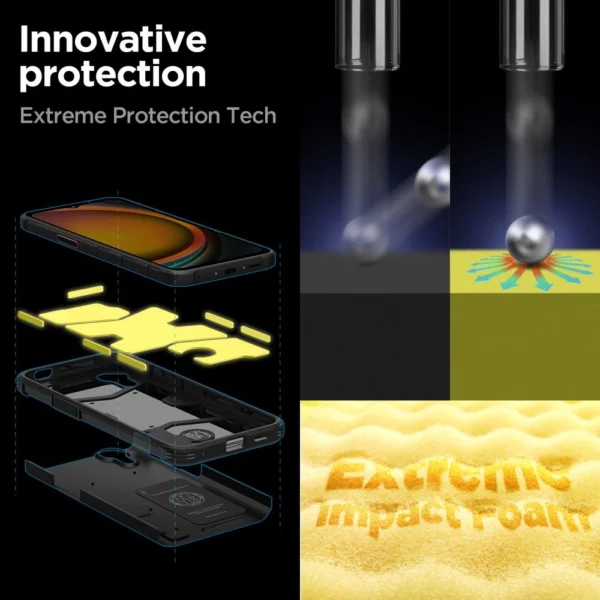 Spigen Tough Armor Case for Samsung Galaxy Xcover 7 Pro - Blackeng