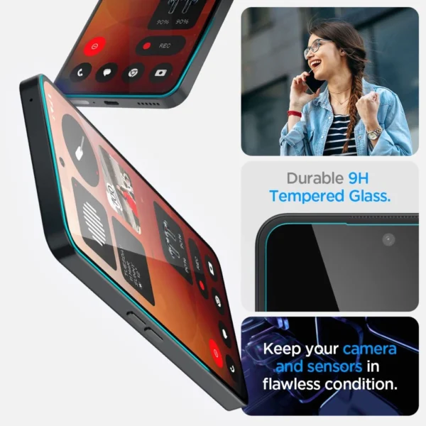 Spigen Glas.tR EZ Fit Tempered Glass for Nothing Phone 3A / 3A Pro - Transparenteng