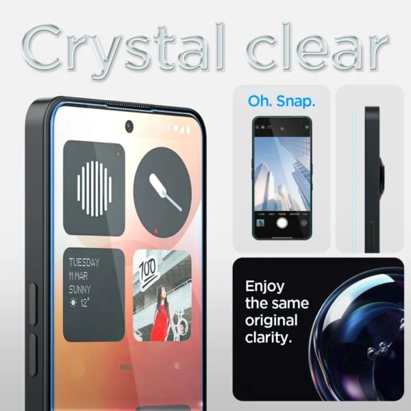 Spigen Glas.tR EZ Fit Tempered Glass for Nothing Phone 3A / 3A Pro - Transparenteng
