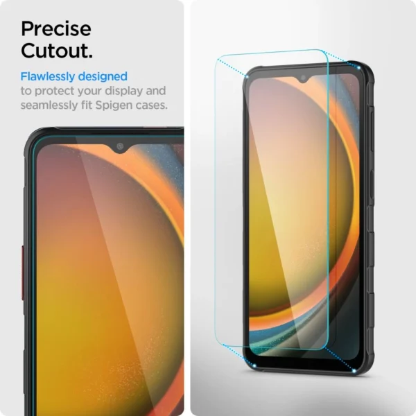 Spigen Glas.tR Slim 2-pack Tempered Glass for Samsung Galaxy Xcover 7 / 7 Pro - Transparenteng