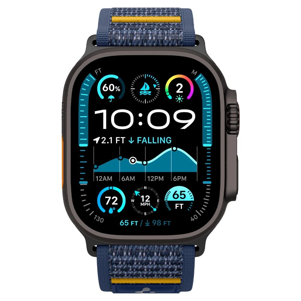 Spigen Athlex Air Strap for Apple Watch 44 / 45 / 46 / 49 mm - Navy Blueeng