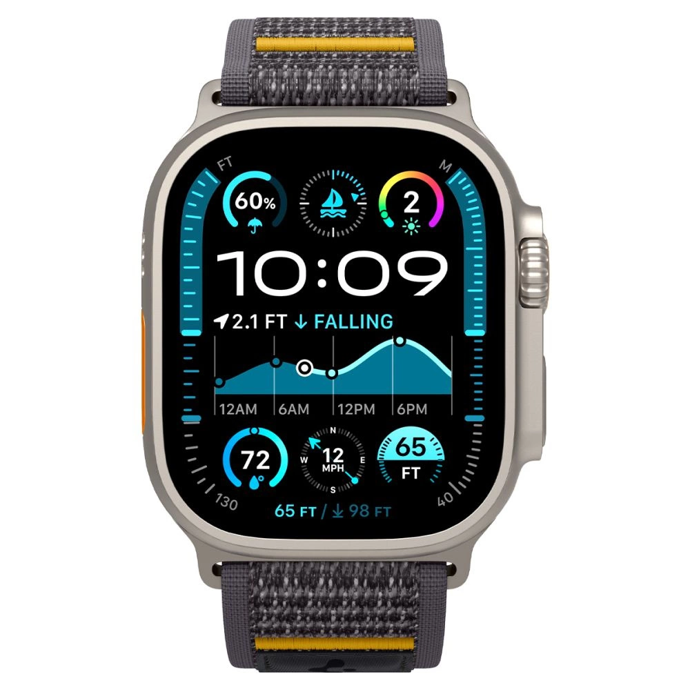 Spigen Athlex Air Strap for Apple Watch 44 / 45 / 46 / 49 mm - Grayeng