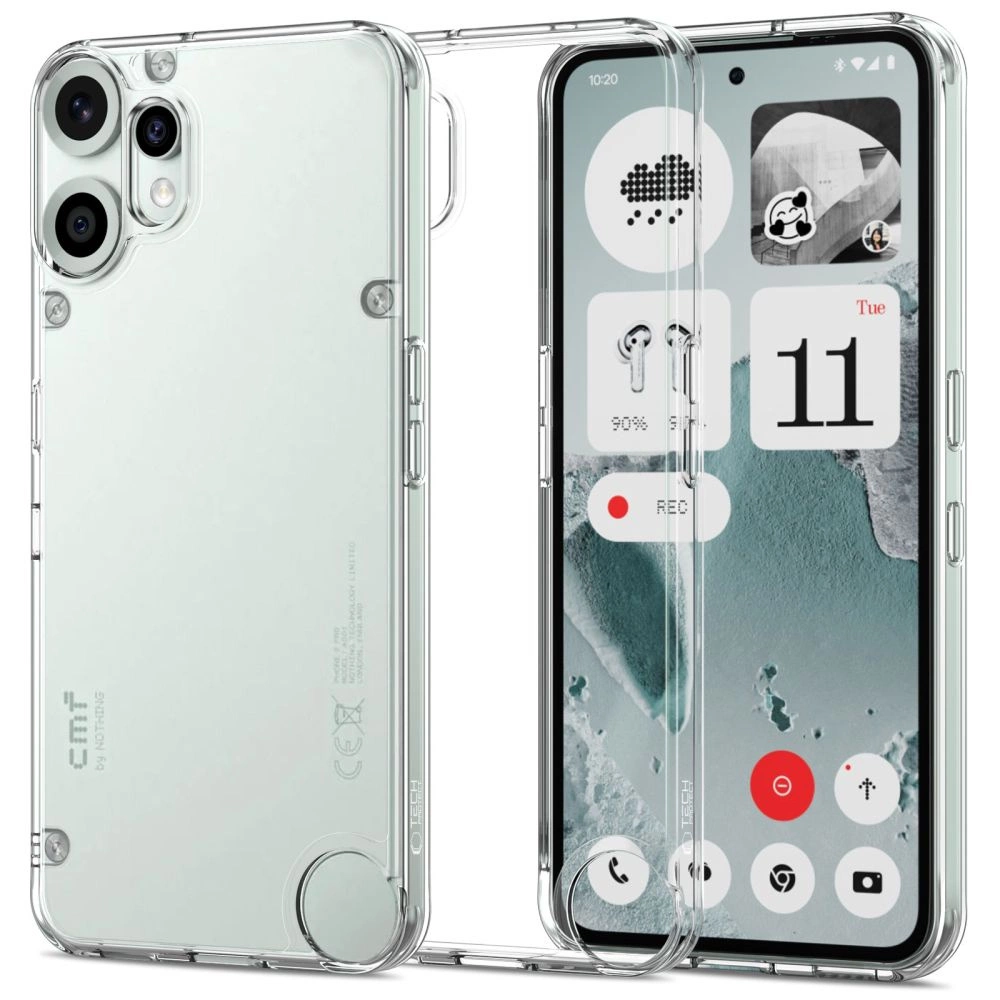 Tech-Protect FlexAir Hybrid Case for Nothing CMF Phone 2 Pro - Transparenteng