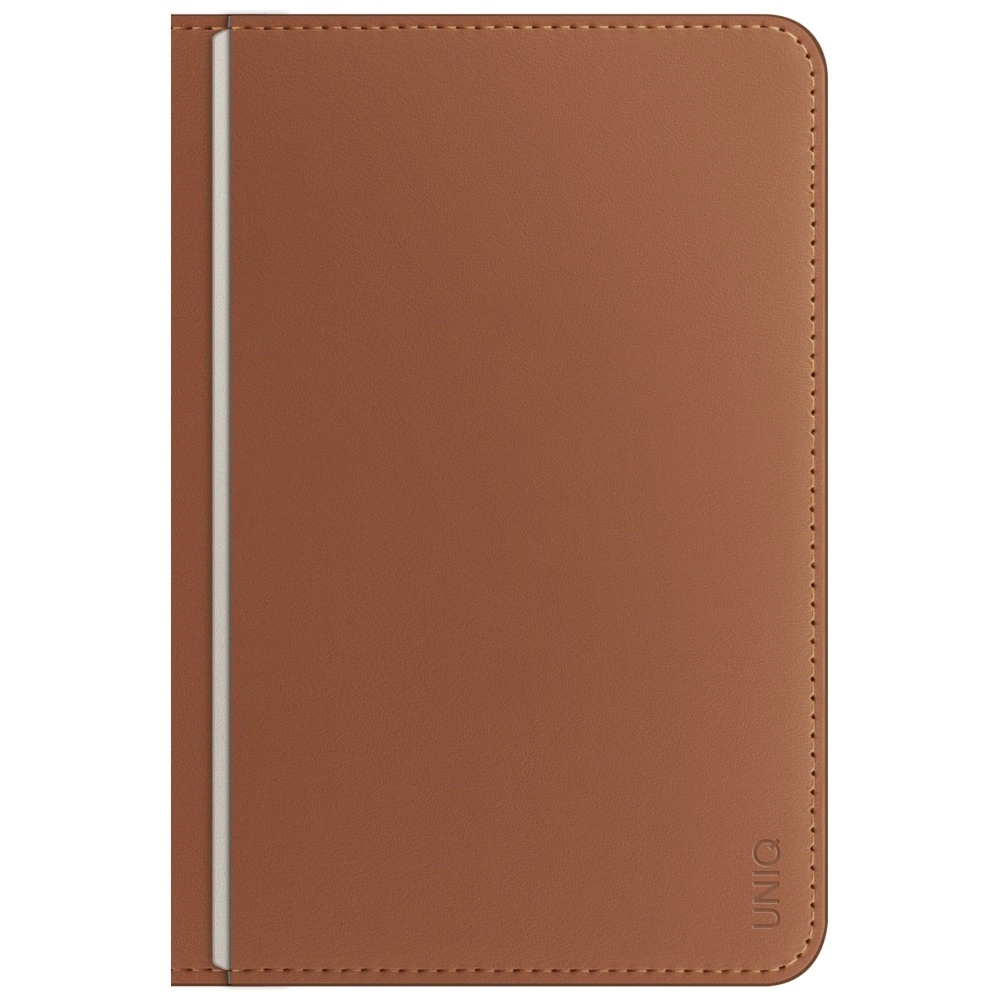 Etui na paszport UNIQ Belmont z Apple    Find My blokada RFID karmelowy beżowypol