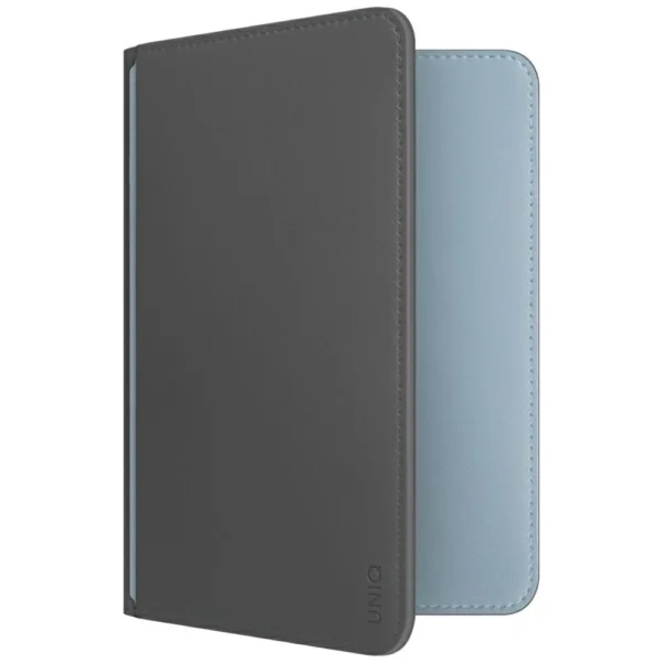 Etui na paszport UNIQ Belmont z Apple    Find My blokada RFID szaro niebieskipol