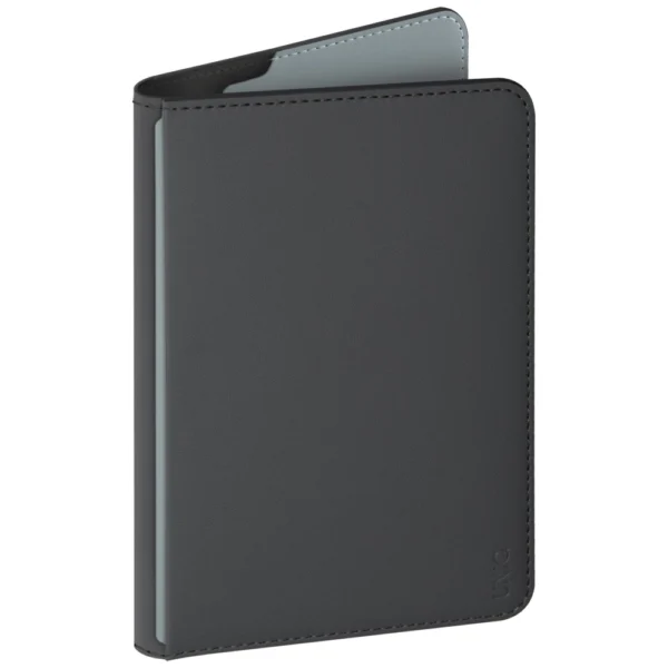 Etui na paszport UNIQ Belmont z Apple    Find My blokada RFID szaro niebieskipol