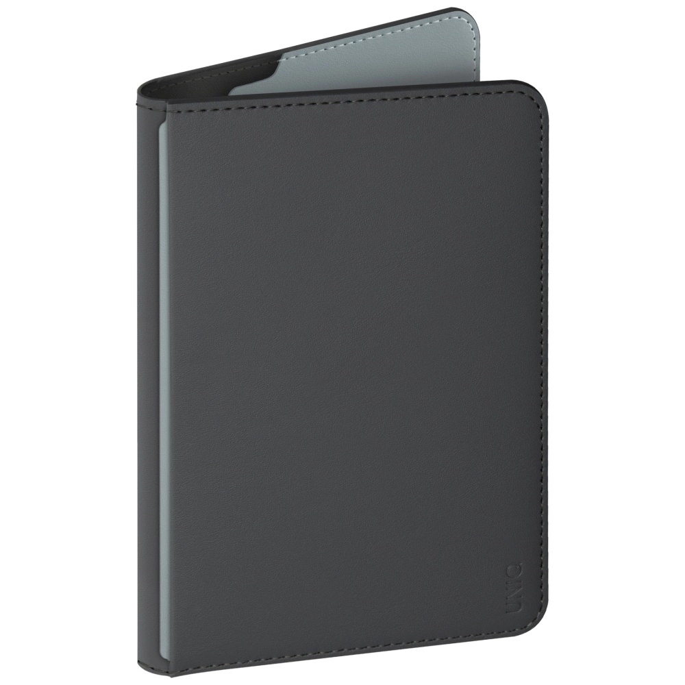 Etui na paszport UNIQ Belmont z Apple    Find My blokada RFID szaro niebieskipol