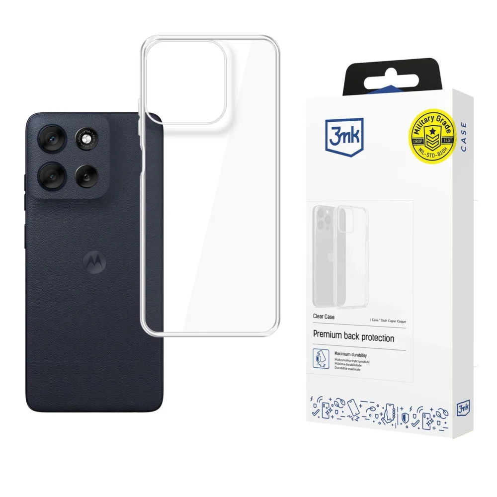 3mk Armor Case for Motorola Moto G56 - Transparenteng