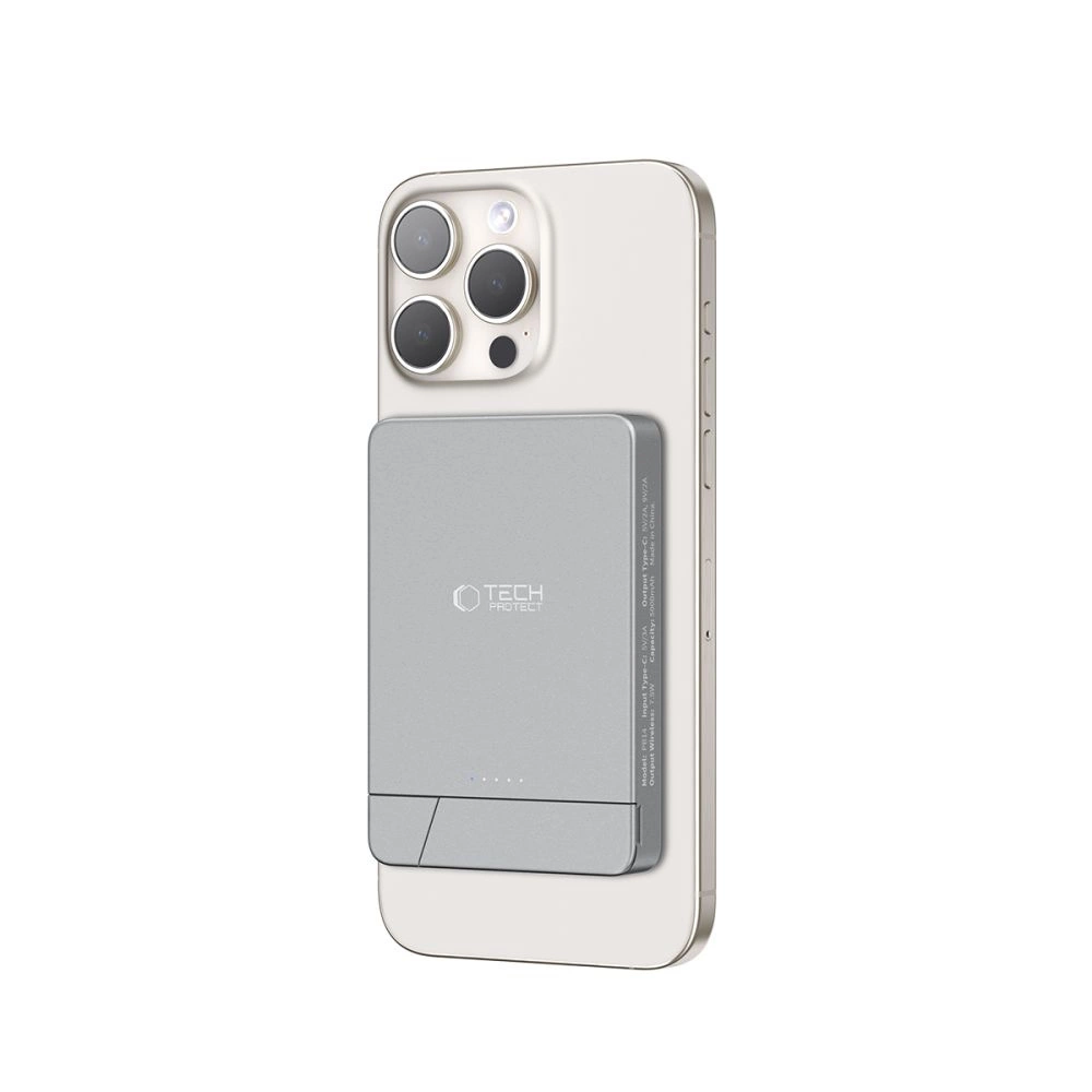 Powerbank Tech-Protect PB14 LifeMag MagSafe 5000 mAh - grayeng