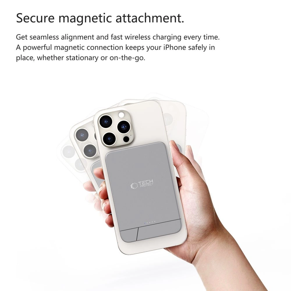 Powerbank Tech-Protect PB14 LifeMag MagSafe 10000 mAh - grayeng