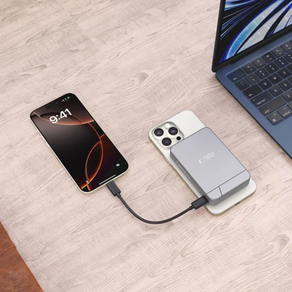 Powerbank Tech-Protect PB14 LifeMag MagSafe 10000 mAh - grayeng