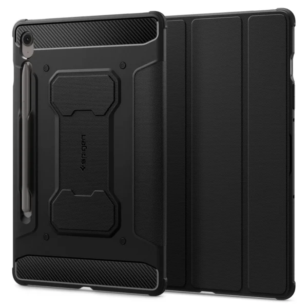Spigen Rugged Armor "Pro" Case for Samsung Galaxy Tab S10 FE+ 13.1 X620 / X626B - Blackeng