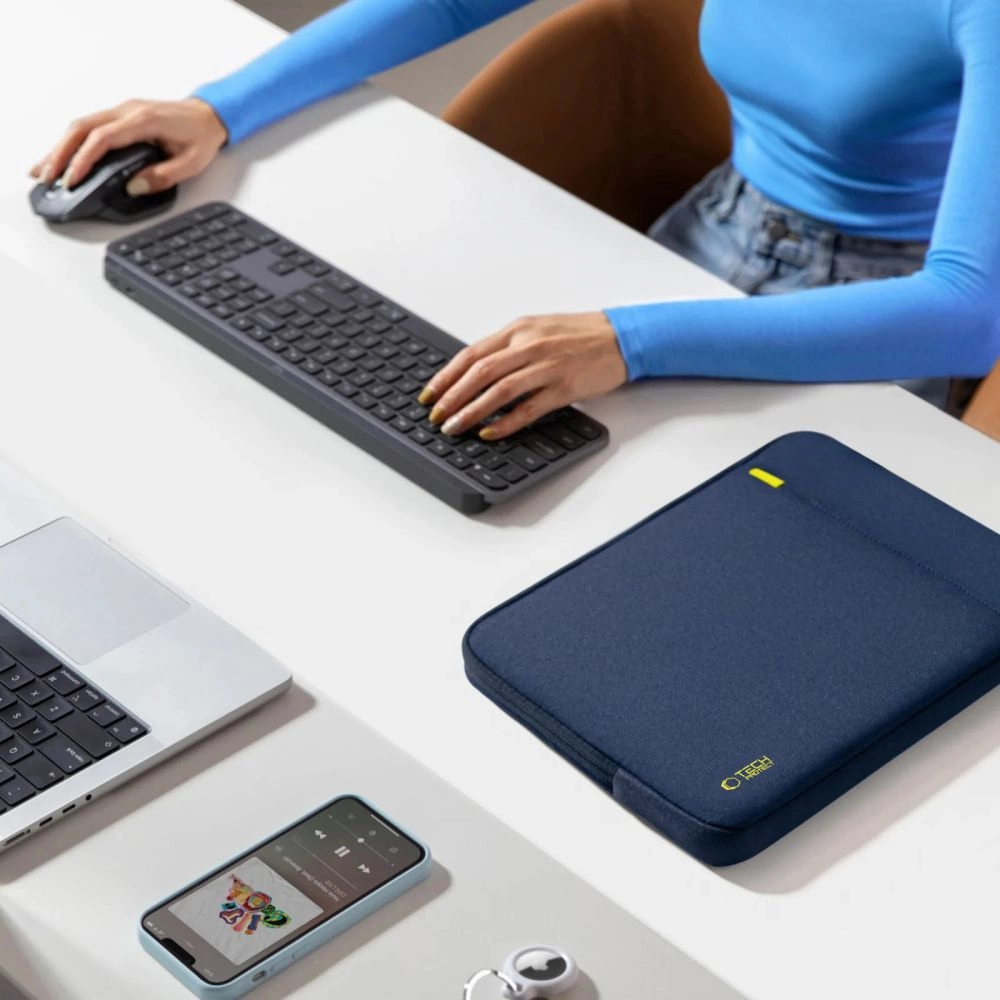 Tech-Protect Defender Laptop Bag 15-16 - Navy Blueeng