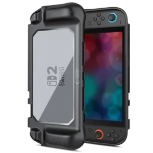 Tech-Protect MagMat Case for Nintendo Switch 2 - Black and Transparenteng