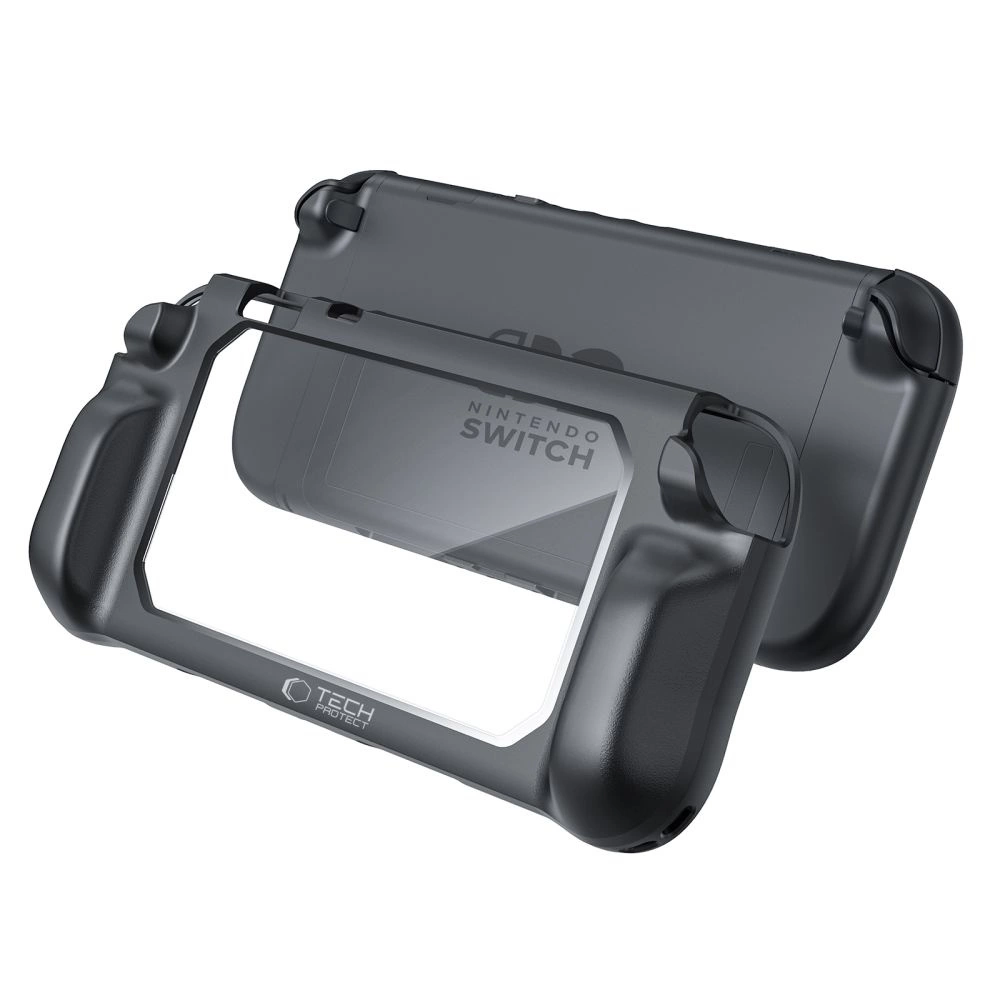 Tech-Protect MagMat Case for Nintendo Switch 2 - Black and Transparenteng