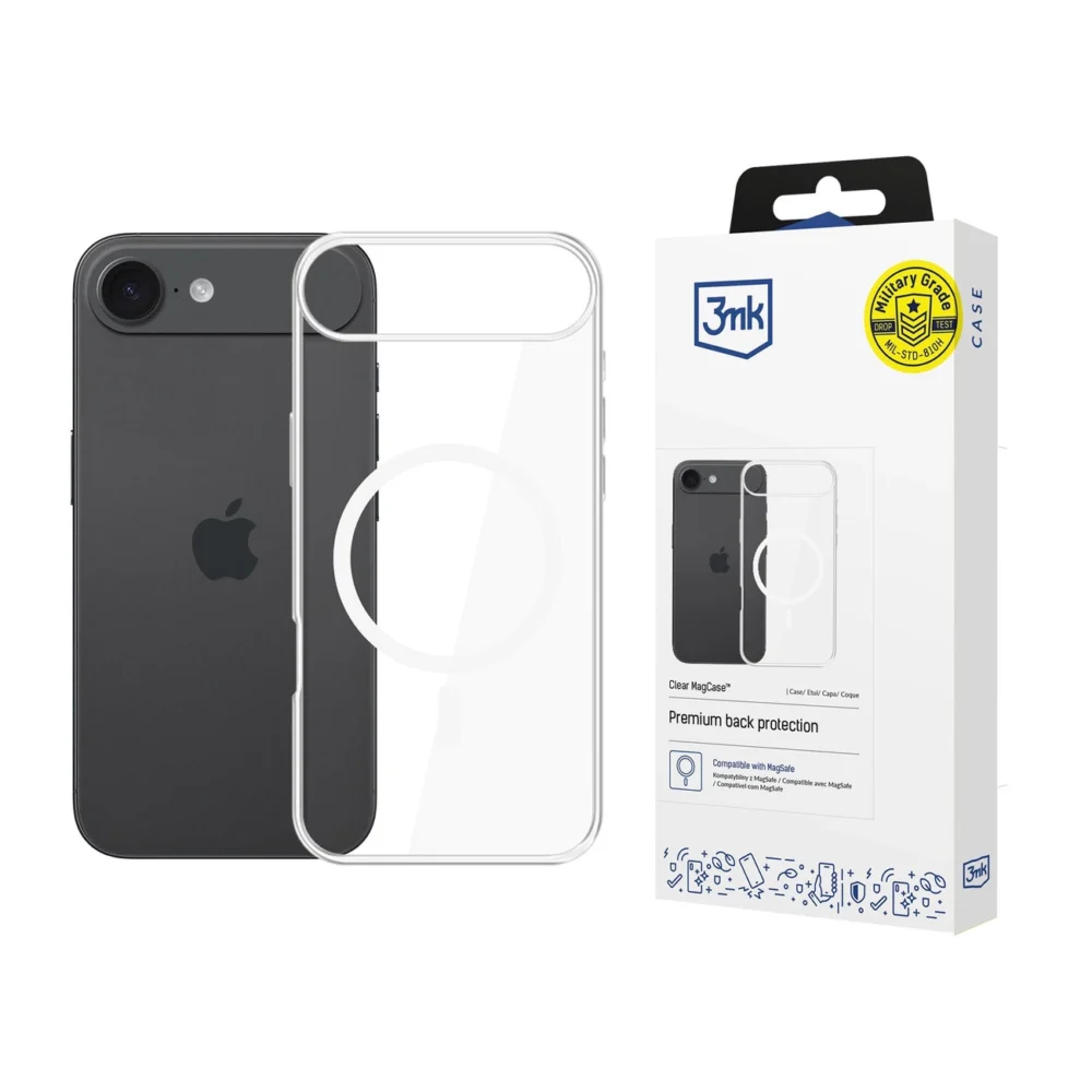 3mk Clear MagCase for Apple iPhone 17 Air - transparenteng
