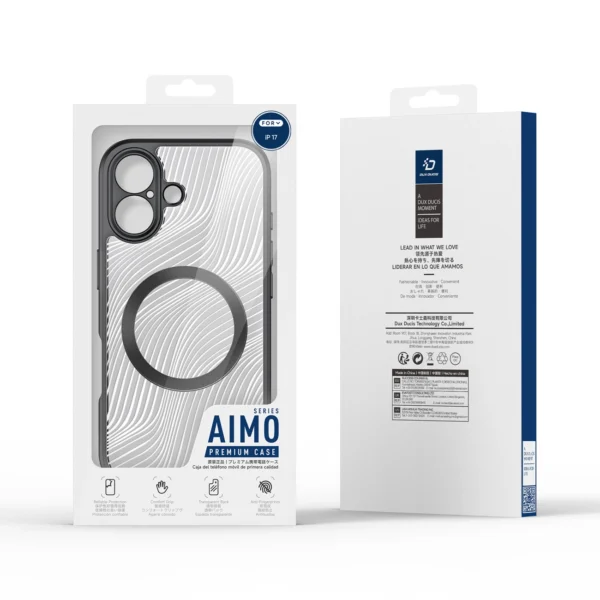 Dux Ducis Aimo Mag Case with Magnetic Ring for iPhone 17 – Blackeng