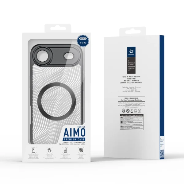 Dux Ducis Aimo Mag Case with Magnetic Ring for iPhone 17 Air – Blackeng