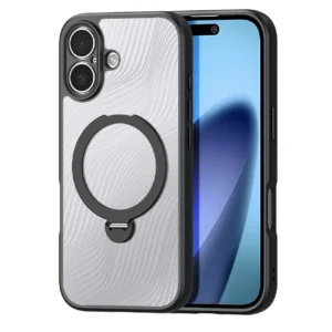 Dux Ducis Aimo Mag Case with Magnetic Ring and Stand for iPhone 17 – Blackeng