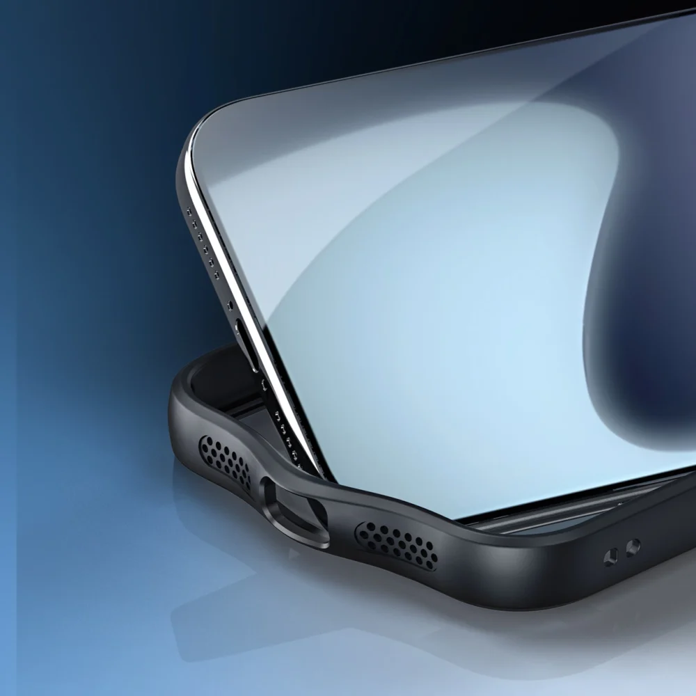 Dux Ducis Aimo Mag Case with Magnetic Ring and Stand for iPhone 17 Pro – Blackeng