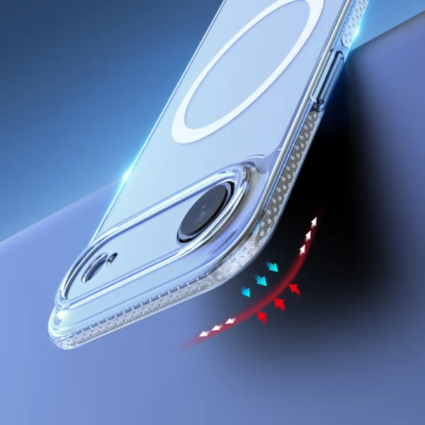 Dux Ducis Clin Mag Case for iPhone 17 Air Compatible with MagSafe - Transparenteng