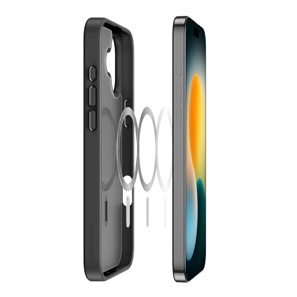 Dux Ducis Yind iPhone 17 Case Compatible with MagSafe - Blackeng