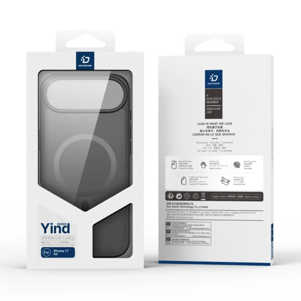 Dux Ducis Yind iPhone 17 Air Case Compatible with MagSafe - Blackeng